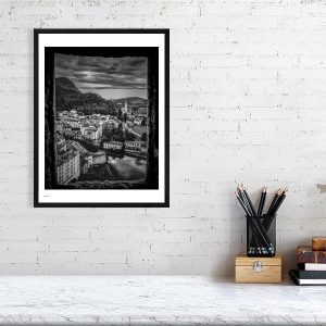 Beyond These Walls - 30cm x 40cm, 11.8inches x 15.8inches, Black